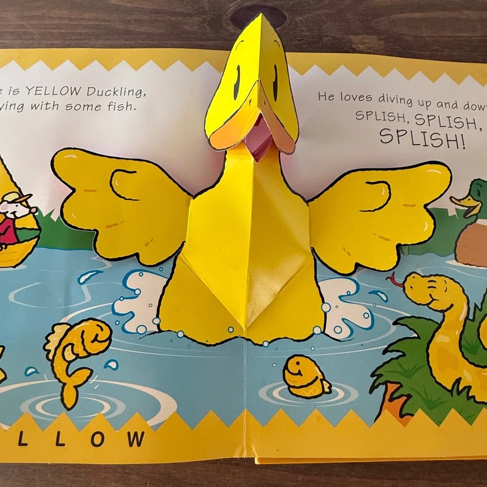 Vintage 2003 Snappy Little Colors Pop-Up Fun Hardcover Book Happy Snappy